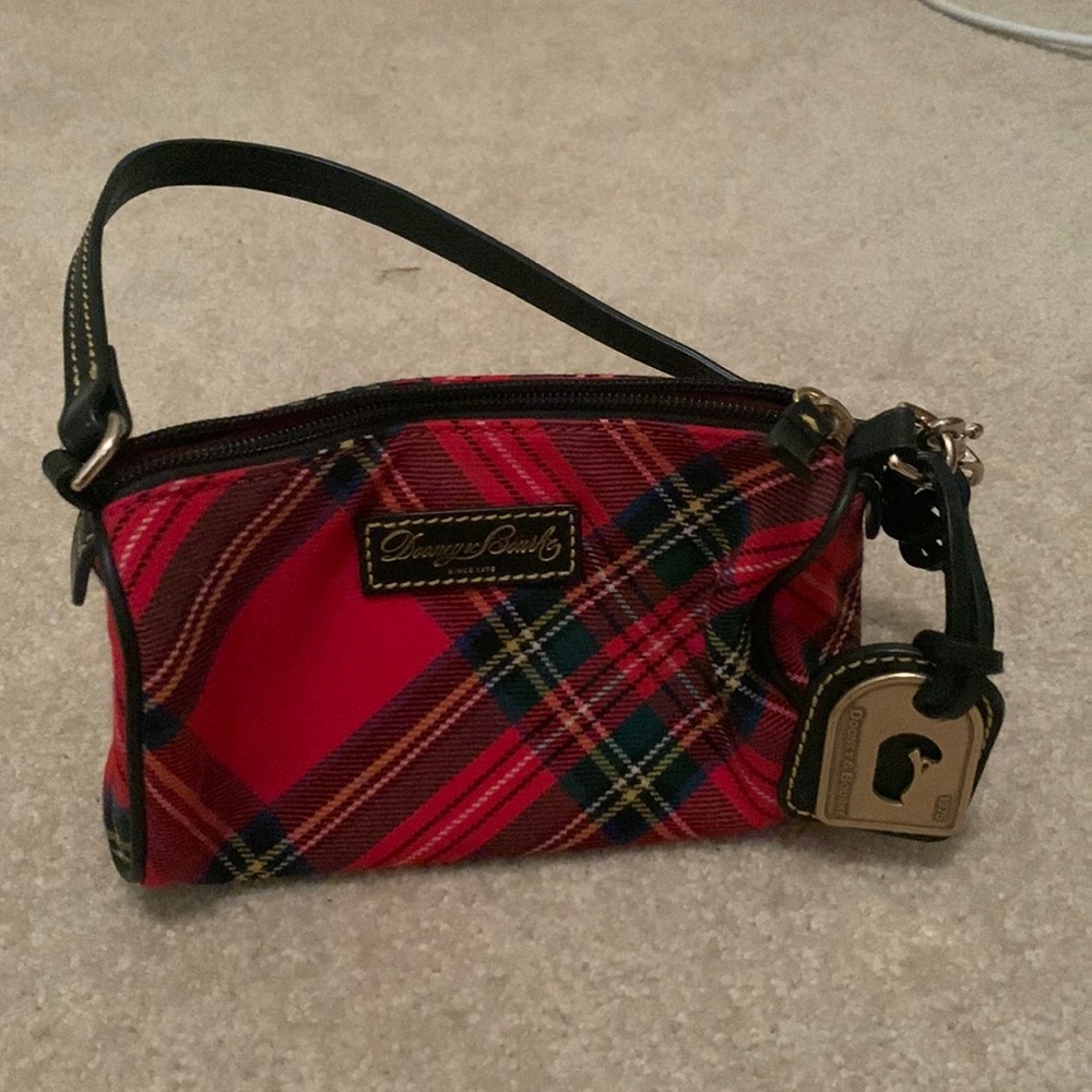 Dooney & Bourke small red plaid purse